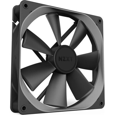 NZXT Aer P 14cm Staattinen Paine Tietokoneen Tuuletin - Musta, Harmaa NZXT Aer P 14cm Staattinen Paine Tietokoneen Tuuletin - Musta, Harmaa