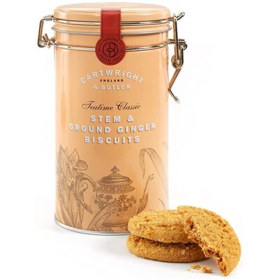 Cartwright & Butler Stem & Ground Ginger Biscuits in Tin - Biscuits Cartwright & Butler Stem & Ground Ginger Biscuits in Tin - Biscuits