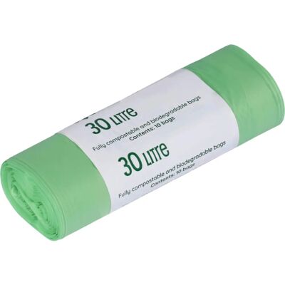 ALL-GREEN - Filtres compostables 30L, lot de 10 - Publicité ALL-GREEN - Filtres compostables 30L, lot de 10 - Publicité