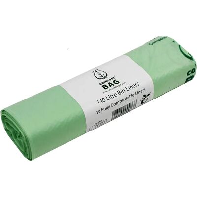 All-Green 140L Compost Bag - Biodegradable, Compostable, 10 Bags All-Green 140L Compost Bag - Biodegradable, Compostable, 10 Bags