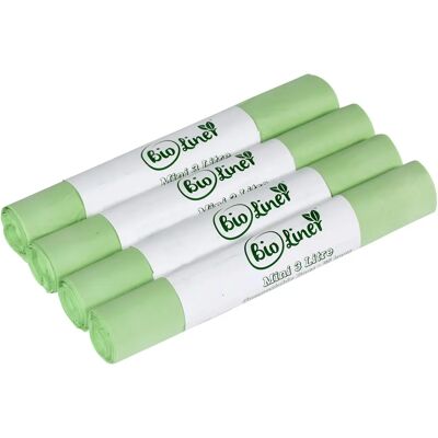 All-Green - BioLiner Mini - 3L - Sacs compostables pour poubelle - Publicité All-Green - BioLiner Mini - 3L - Sacs compostables pour poubelle - Publicité