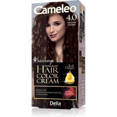 Delia Cosmetics Cameleo Omega Medium Brown Haarfarbe - Haarfarbe Delia Cosmetics Cameleo Omega Medium Brown Haarfarbe - Haarfarbe