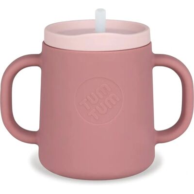 Hippychick Tum Tum Gobelet en Silicone 3 Voies - Rose - Publicité Hippychick Tum Tum Gobelet en Silicone 3 Voies - Rose - Publicité