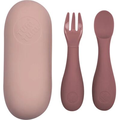 Ensemble de Couverts pour Bébé en Silicone Tum TUM Betsy - Ensemble de Couverts - Publicité Ensemble de Couverts pour Bébé en Silicone Tum TUM Betsy - Ensemble de Couverts - Publicité