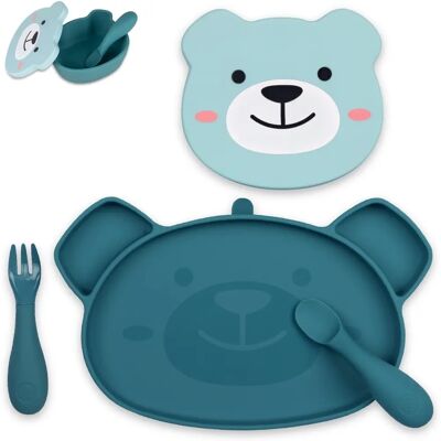 Hippychick Tum Tum Ensemble de Détachage en Silicone - Boris Bear Bleu - Ensemble de Détachage - Publicité Hippychick Tum Tum Ensemble de Détachage en Silicone - Boris Bear Bleu - Ensemble de Détachage - Publicité
