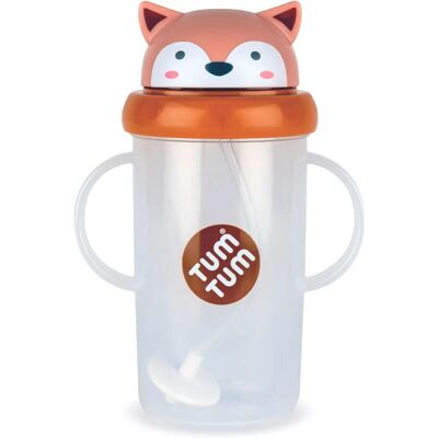 TUM TUM Tasse antifuite avec paille - Gobelet à boire - Publicité TUM TUM Tasse antifuite avec paille - Gobelet à boire - Publicité