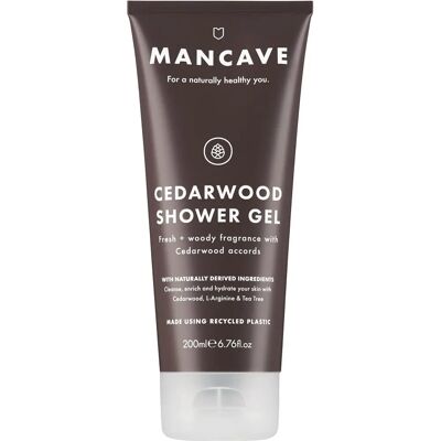 ManCave Cedarwood Duschgel - 200ml - Mäns Natürlicher Duft ManCave Cedarwood Duschgel - 200ml - Mäns Natürlicher Duft