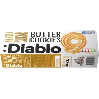 Diablo Diablo Butter Cookies Sugar-Free - Cookies Diablo Diablo Butter Cookies Sugar-Free - Cookies