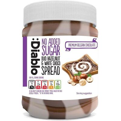 Diablo Haselnuss Weiße Schokolade Aufstrich - Spread Diablo Haselnuss Weiße Schokolade Aufstrich - Spread