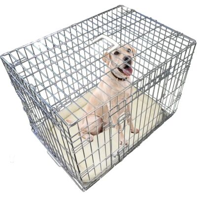 Ellie-Bo Deluxe 48in 2-Door Folding Dog Cage Ellie-Bo Deluxe 48in 2-Door Folding Dog Cage