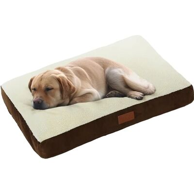 Ellie-Bo Huisdierbed - Geschikt voor alle hondenkooien - 100x66x10cm - Bruin Ellie-Bo Huisdierbed - Geschikt voor alle hondenkooien - 100x66x10cm - Bruin