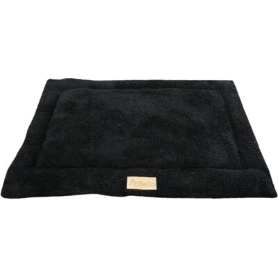 Ellie-Bo Sherpa Fleece Mat Bed - Black - Large 36 Inch Cages & Crates Ellie-Bo Sherpa Fleece Mat Bed - Black - Large 36 Inch Cages & Crates