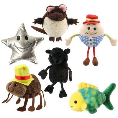 The Puppet Company - Nursery Rhymes - 6-piece - Soft Toys The Puppet Company - Nursery Rhymes - 6-piece - Soft Toys