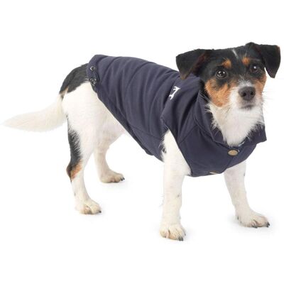 House of Paws Navy Fleece Dog Coat - Large - 15 inch House of Paws Navy Fleece Dog Coat - Large - 15 inch