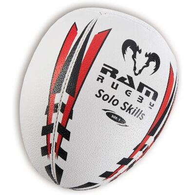 Ram Rugby Solo Skills Ball - Entraînement contre mur - Ballon de rugby - Publicité Ram Rugby Solo Skills Ball - Entraînement contre mur - Ballon de rugby - Publicité