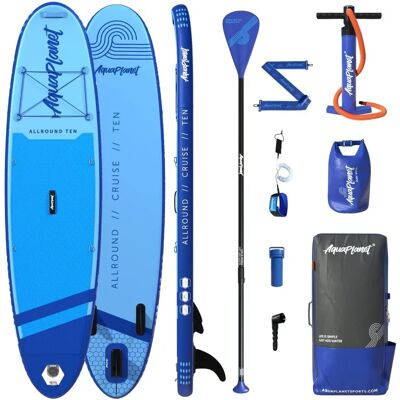 Aquaplanet Allround Ten 10’ aufblasbares Paddle-Board - Blau Aquaplanet Allround Ten 10’ aufblasbares Paddle-Board - Blau