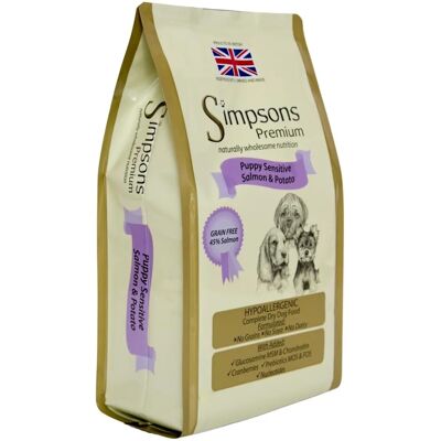 Simpsons Premium Salmon & Potato Sensitive Dog Food - 12kg Simpsons Premium Salmon & Potato Sensitive Dog Food - 12kg