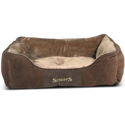 Scruffs for Pets Chester Box Dog Bed - Chocolate L Scruffs for Pets Chester Box Dog Bed - Chocolate L
