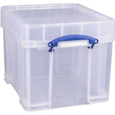 Really Useful Box Boîte de rangement 35 L transparente - Publicité Really Useful Box Boîte de rangement 35 L transparente - Publicité