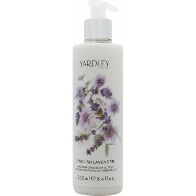 Yardley London English Lavender Lotion do ciała - Nawilżająca, Wegańska, 248 ml Yardley London English Lavender Lotion do ciała - Nawilżająca, Wegańska, 248 ml