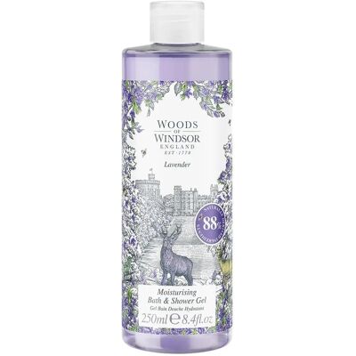 Woods of Windsor Lavender Bath & Shower Gel - 250ml - Shower Gel Woods of Windsor Lavender Bath & Shower Gel - 250ml - Shower Gel