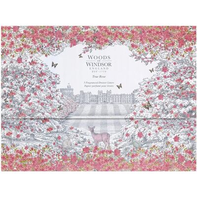 Woods of Windsor True Rose Perfumed Drawer Liners - for Women Woods of Windsor True Rose Perfumed Drawer Liners - for Women