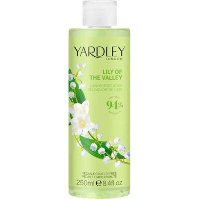 Yardley London Lily of the Valley Floral Body Wash 250ml Yardley London Lily of the Valley Floral Body Wash 250ml