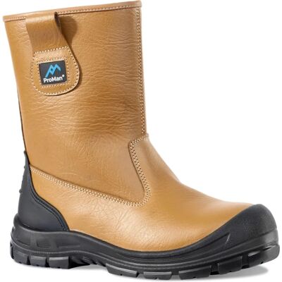 PRO MAN Chicago Rigger Tan Work Boots - Work Boots PRO MAN Chicago Rigger Tan Work Boots - Work Boots