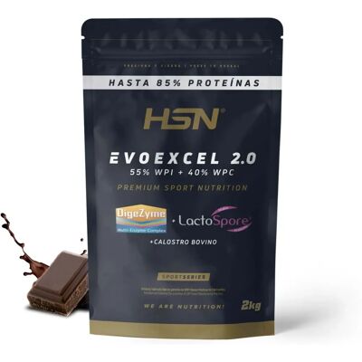 HSN Evoexcel 2.0 Isolado + Concentrado de Proteína do Soro de Leite - Pó de Proteínas HSN Evoexcel 2.0 Isolado + Concentrado de Proteína do Soro de Leite - Pó de Proteínas