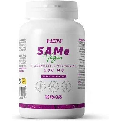 HSN 200mg S-Adenosil-L-Metionina Cápsulas Veganas - Suplemento Alimentar HSN 200mg S-Adenosil-L-Metionina Cápsulas Veganas - Suplemento Alimentar