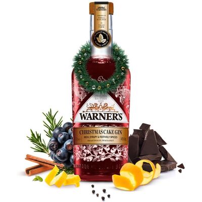 Warners - Christmas Cake Gin 70cl - Festive - English - Gin Warners - Christmas Cake Gin 70cl - Festive - English - Gin