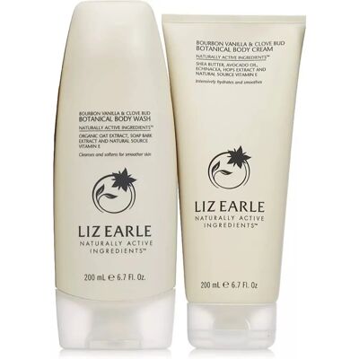 Liz Earle - Bourbon Vanilla & Clove Bud - Body Wash & Cream - Gift Set Liz Earle - Bourbon Vanilla & Clove Bud - Body Wash & Cream - Gift Set