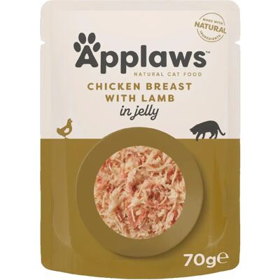 Sachetes Naturais de Gelatina para Gatos com Frango e Cordeiro - Comida para gatos Sachetes Naturais de Gelatina para Gatos com Frango e Cordeiro - Comida para gatos