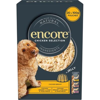 Nourriture pour chiens Encore - Collection de luxe en sachet de gelée - 4x (5x100g) - Publicité Nourriture pour chiens Encore - Collection de luxe en sachet de gelée - 4x (5x100g) - Publicité