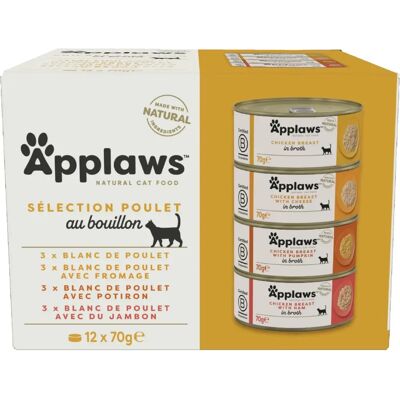 Applaws Multipack Kylling Våt Kattemat 12x70g Applaws Multipack Kylling Våt Kattemat 12x70g