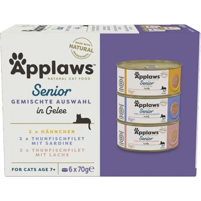 Nourriture humide pour chat senior Applaws - Pack de 6 x 70 g - Publicité Nourriture humide pour chat senior Applaws - Pack de 6 x 70 g - Publicité