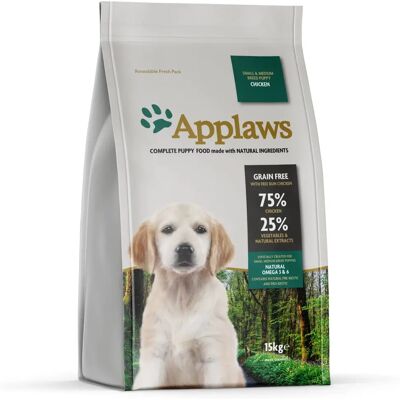 Applaws Welpe Klein & Mittel Hühnchen - 15kg Applaws Welpe Klein & Mittel Hühnchen - 15kg
