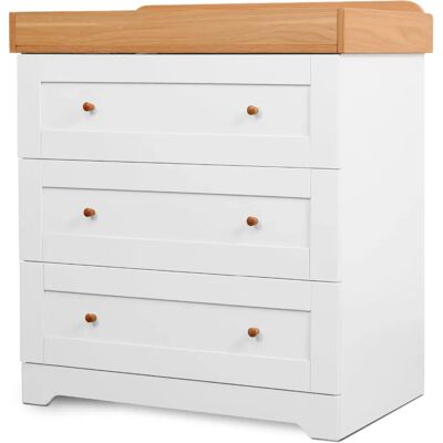Tutti Bambini - Rio Chest Changer - Dove Grey - Oak Tutti Bambini - Rio Chest Changer - Dove Grey - Oak