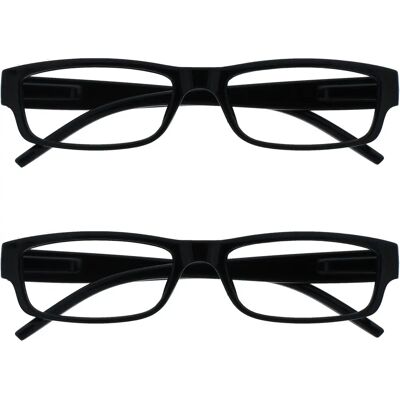 The Reading Glasses Company RR32 - Noir - +3.50D - Lot de 2 Lunettes de lecture The Reading Glasses Company RR32 - Noir - +3.50D - Lot de 2 Lunettes de lecture