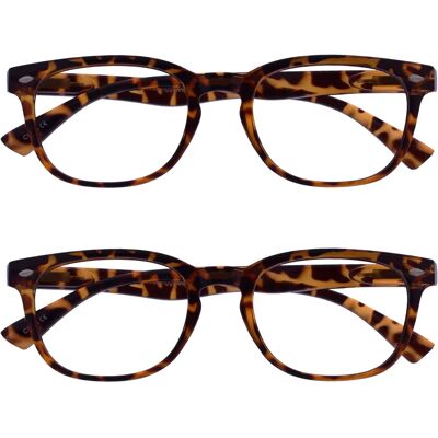 Occhiali da Lettura Opulize Marroni - Designer UV Reader UVR2PK014 Occhiali da Lettura Opulize Marroni - Designer UV Reader UVR2PK014