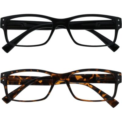 Opulize UVR2PK011_012 - Czarny/Tortoise - Okulary do czytania Opulize UVR2PK011_012 - Czarny/Tortoise - Okulary do czytania