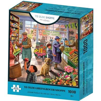 Kidicraft Steve Crisp Ye Olde Greengrocer Shoppe - 1000 Pieces Puzzle Kidicraft Steve Crisp Ye Olde Greengrocer Shoppe - 1000 Pieces Puzzle