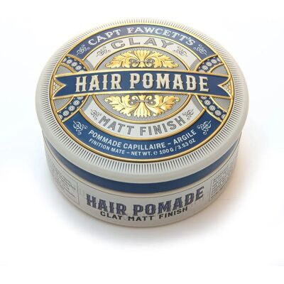Captain Fawcett Argilă Mată - Pomadă pentru păr - Stil scurt Captain Fawcett Argilă Mată - Pomadă pentru păr - Stil scurt