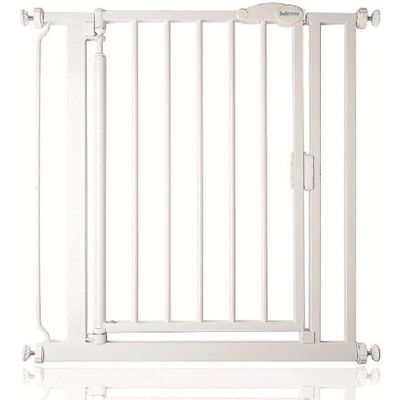 Safetots Self-Closing Gate - Adjustable Width 68.5-75cm - White Safety Gate Safetots Self-Closing Gate - Adjustable Width 68.5-75cm - White Safety Gate