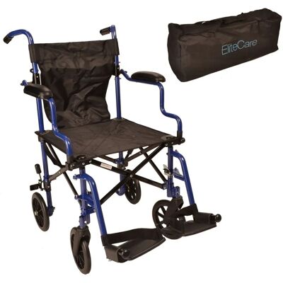 Elitecare Ectr05 Lightweight Folding Travel Wheelchair - Wheelchair Elitecare Ectr05 Lightweight Folding Travel Wheelchair - Wheelchair