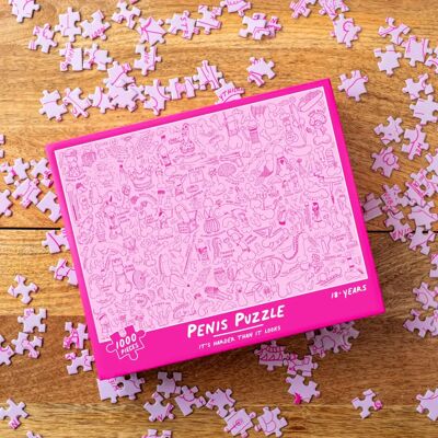 Puzzle Pénis troppotogo - Jeu adulte - 1000 pièces - Publicité Puzzle Pénis troppotogo - Jeu adulte - 1000 pièces - Publicité