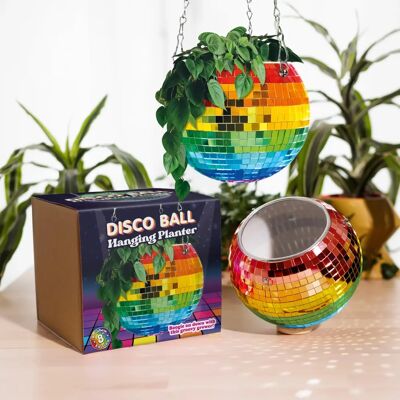Troppotogo Rainbow Plant Vase Disco Ball - Indoor Decor Troppotogo Rainbow Plant Vase Disco Ball - Indoor Decor