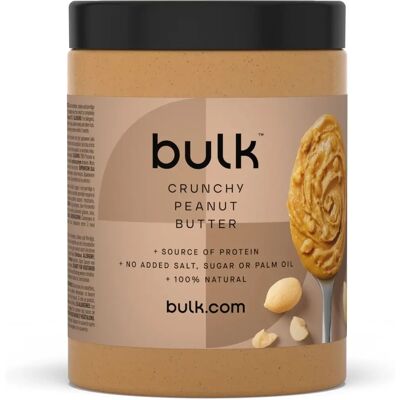 Bulk Powders Burro di Arachidi Tostato Naturale Croccante - Burro di Arachidi Bulk Powders Burro di Arachidi Tostato Naturale Croccante - Burro di Arachidi