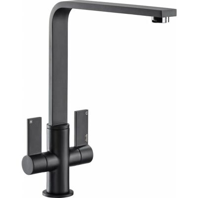 Abode Quantic Monobloc 2 Lever Kitchen Mixer Tap - Kitchen Tap Abode Quantic Monobloc 2 Lever Kitchen Mixer Tap - Kitchen Tap