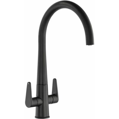Abode Coniq R Monobloc Kitchen Tap - Ceramic, Swaneck, 360° Rotation Abode Coniq R Monobloc Kitchen Tap - Ceramic, Swaneck, 360° Rotation